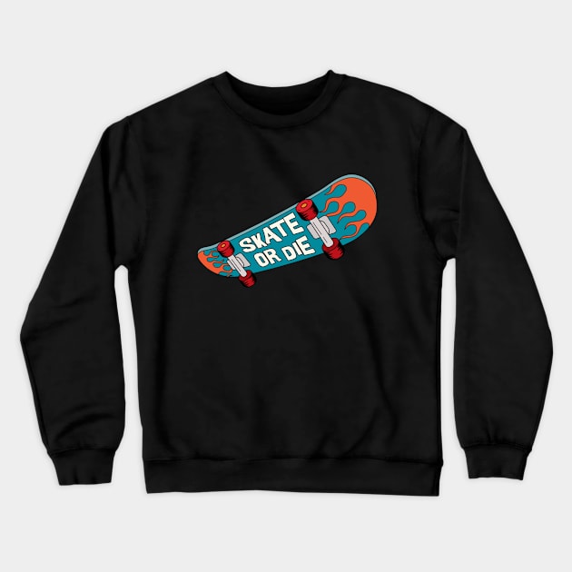 Skareboard Crewneck Sweatshirt by SunsetSurf